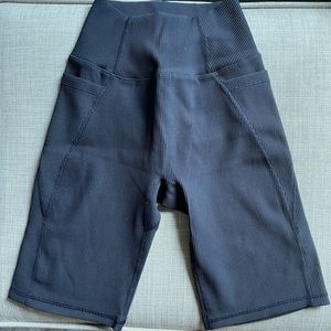 Buffbunny ribbed biker shorts